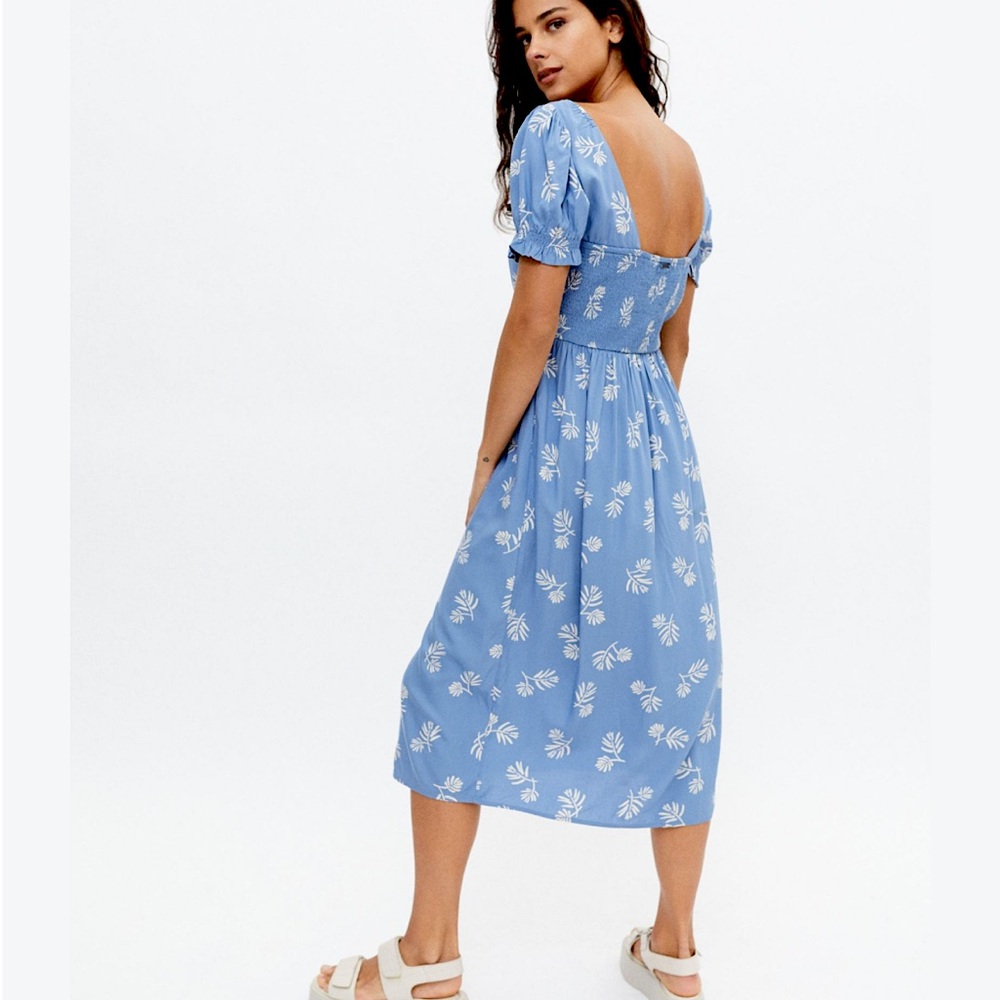 Billabong Summer Midi Dress, Dusty Blue Floral